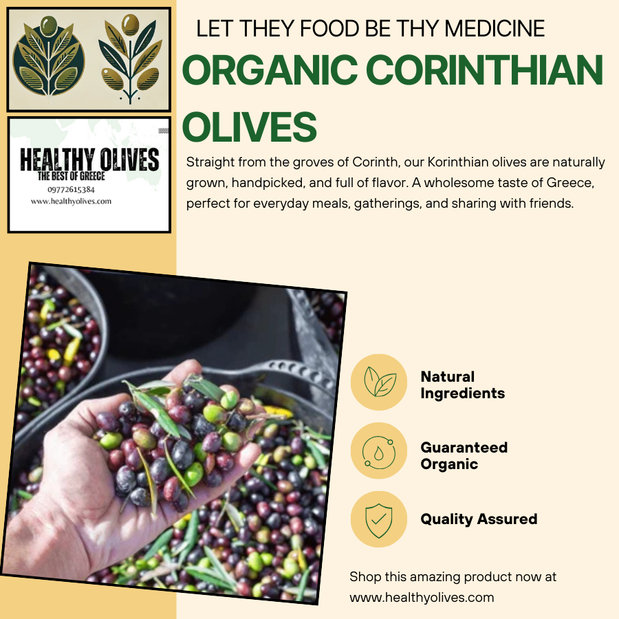 Organic Corinthian Olives